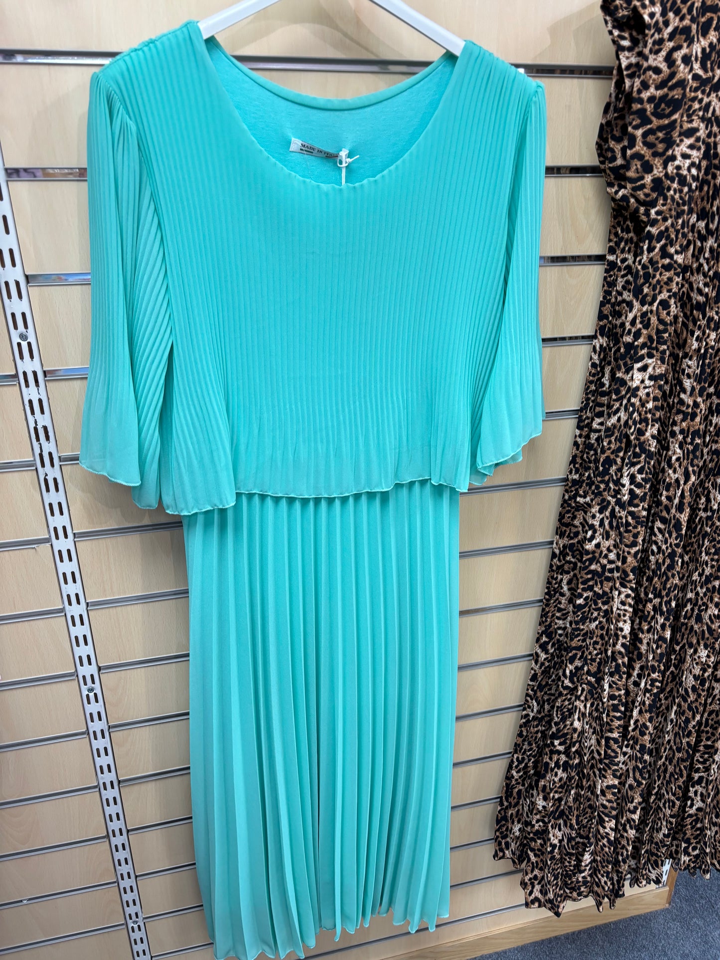 Plisse Pleat Dress