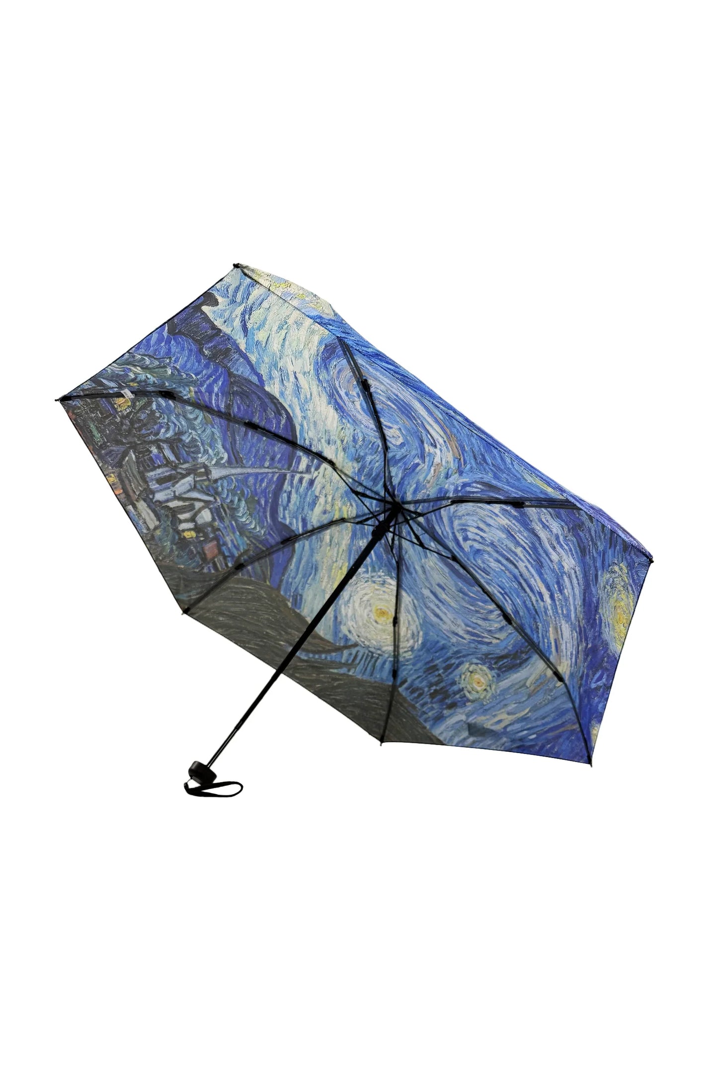 Van Gogh Starry Night Umbrella with Travel Case (Mini)