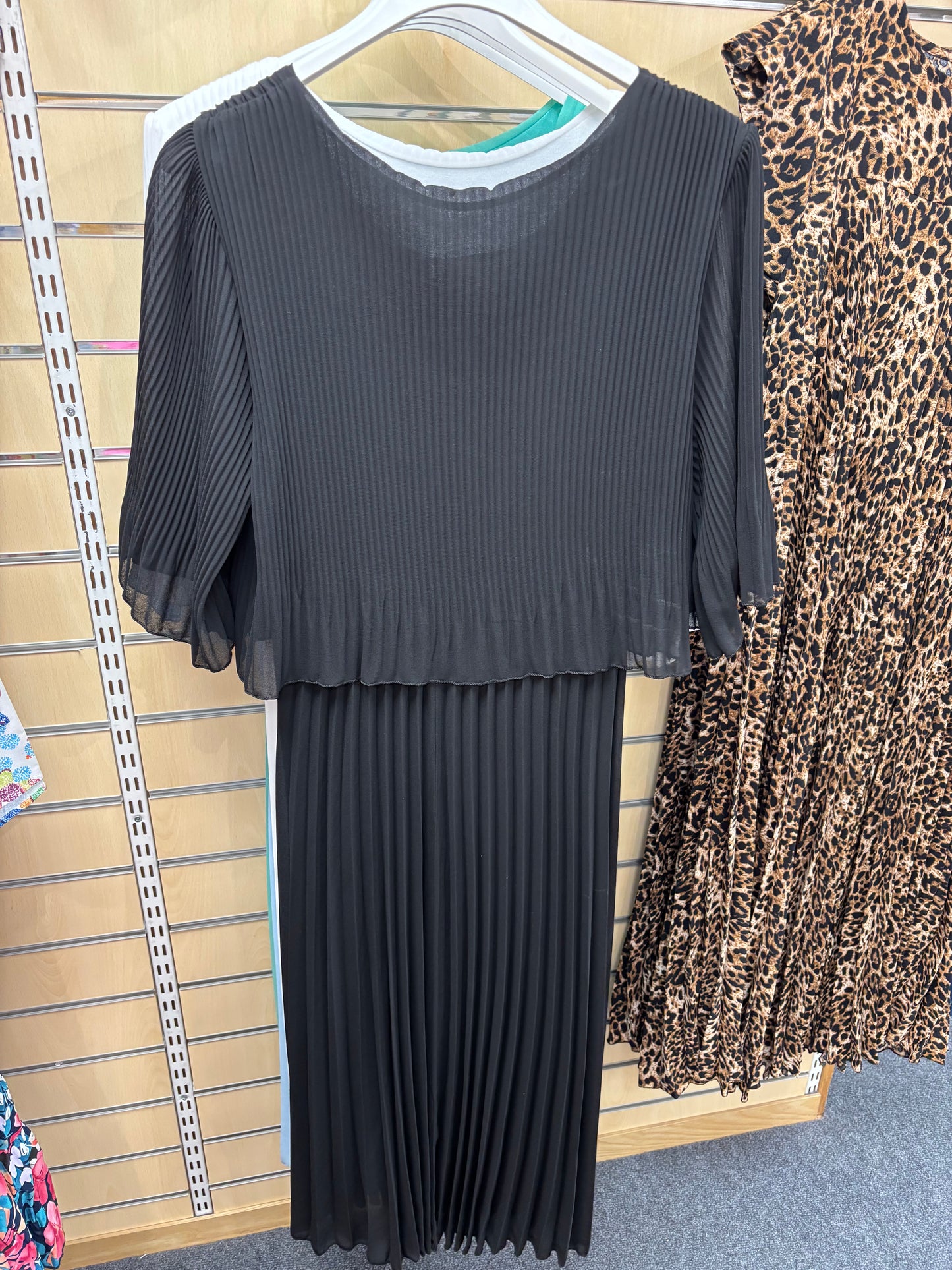Plisse Pleat Dress