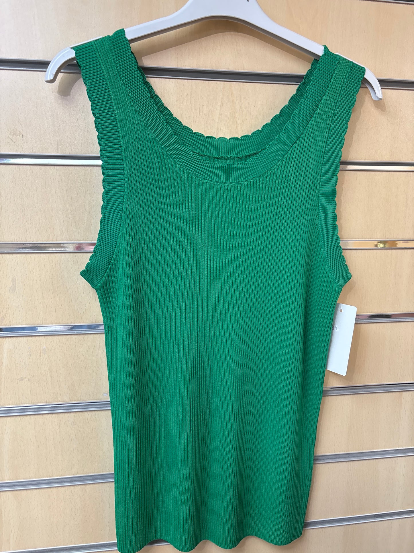 Scalloped Edge Vest in Multiple Colours