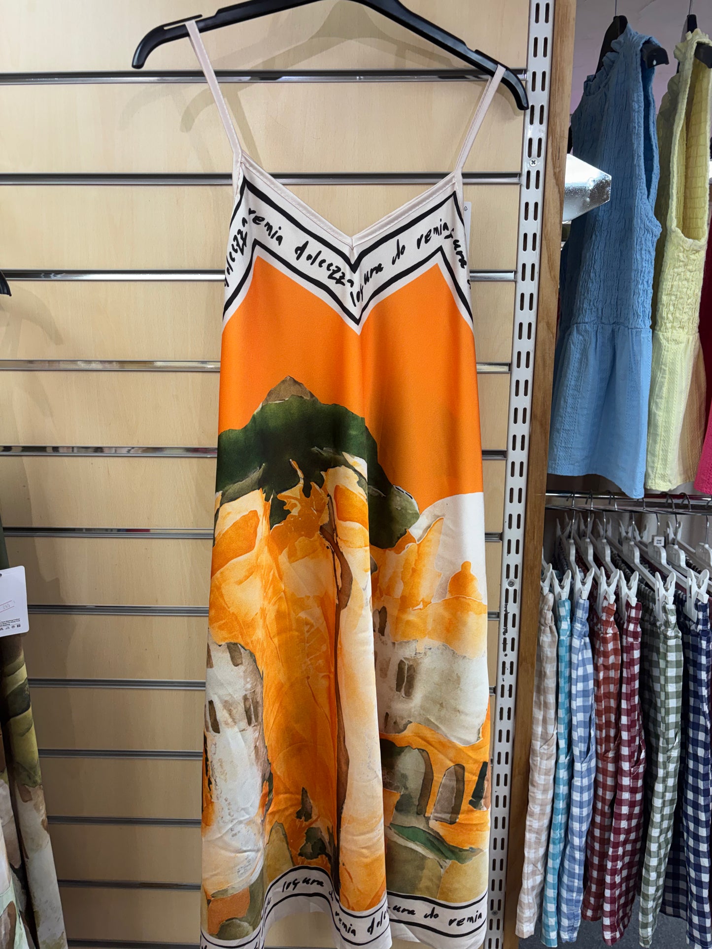Mini Cami Print Dress