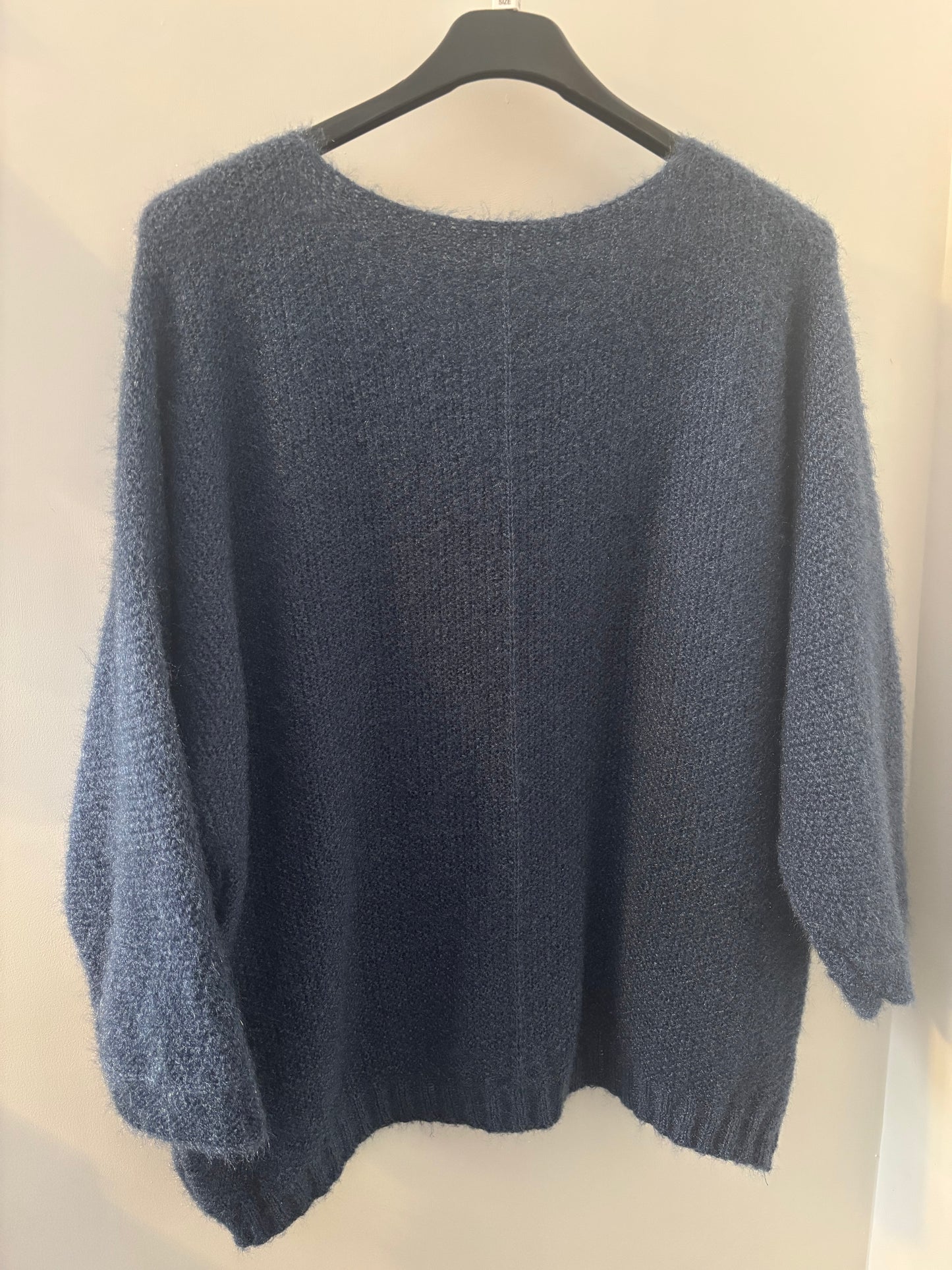 Cosy Fluffy Jumper in Blue