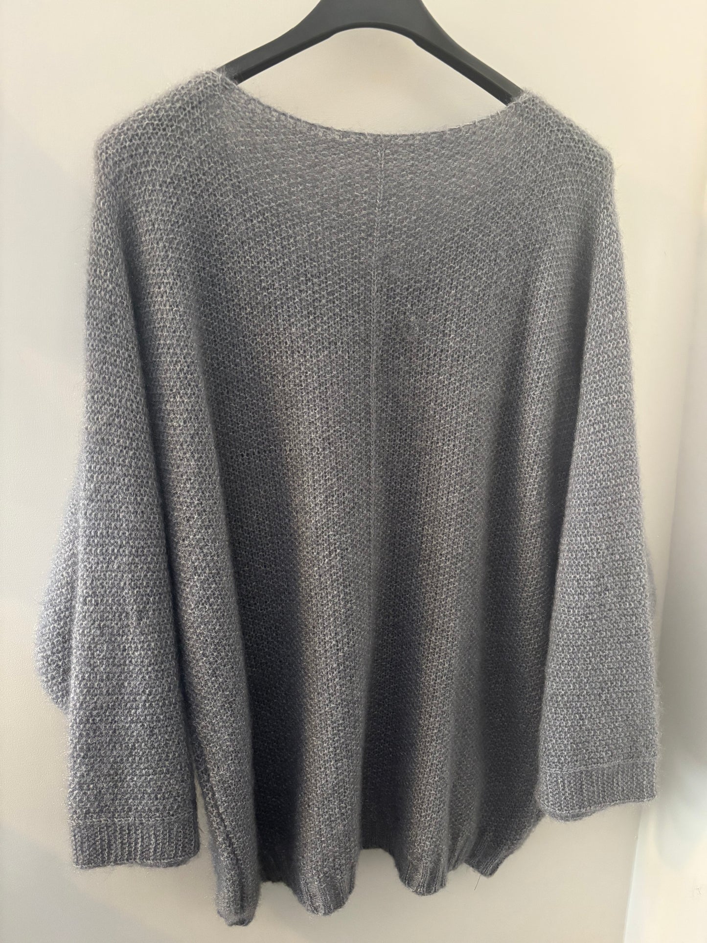 Cosy Fluffy Jumper in Grey