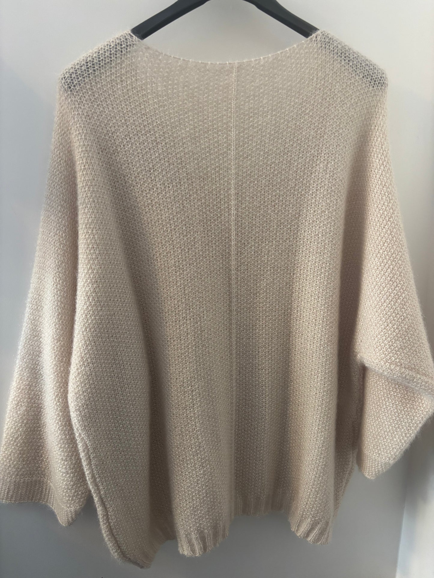 Cosy Fluffy Jumper in Beige
