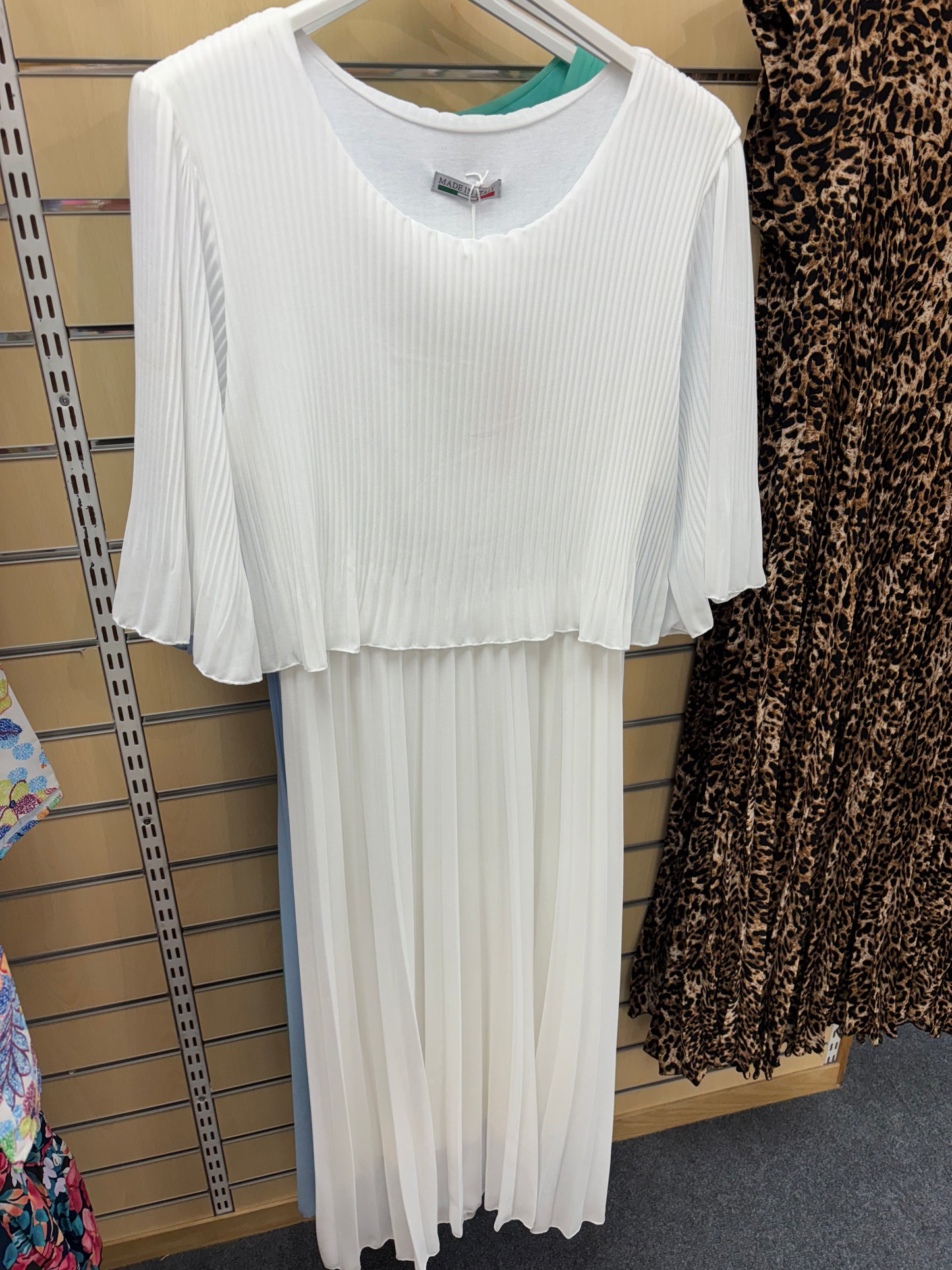 Plisse Pleat Dress