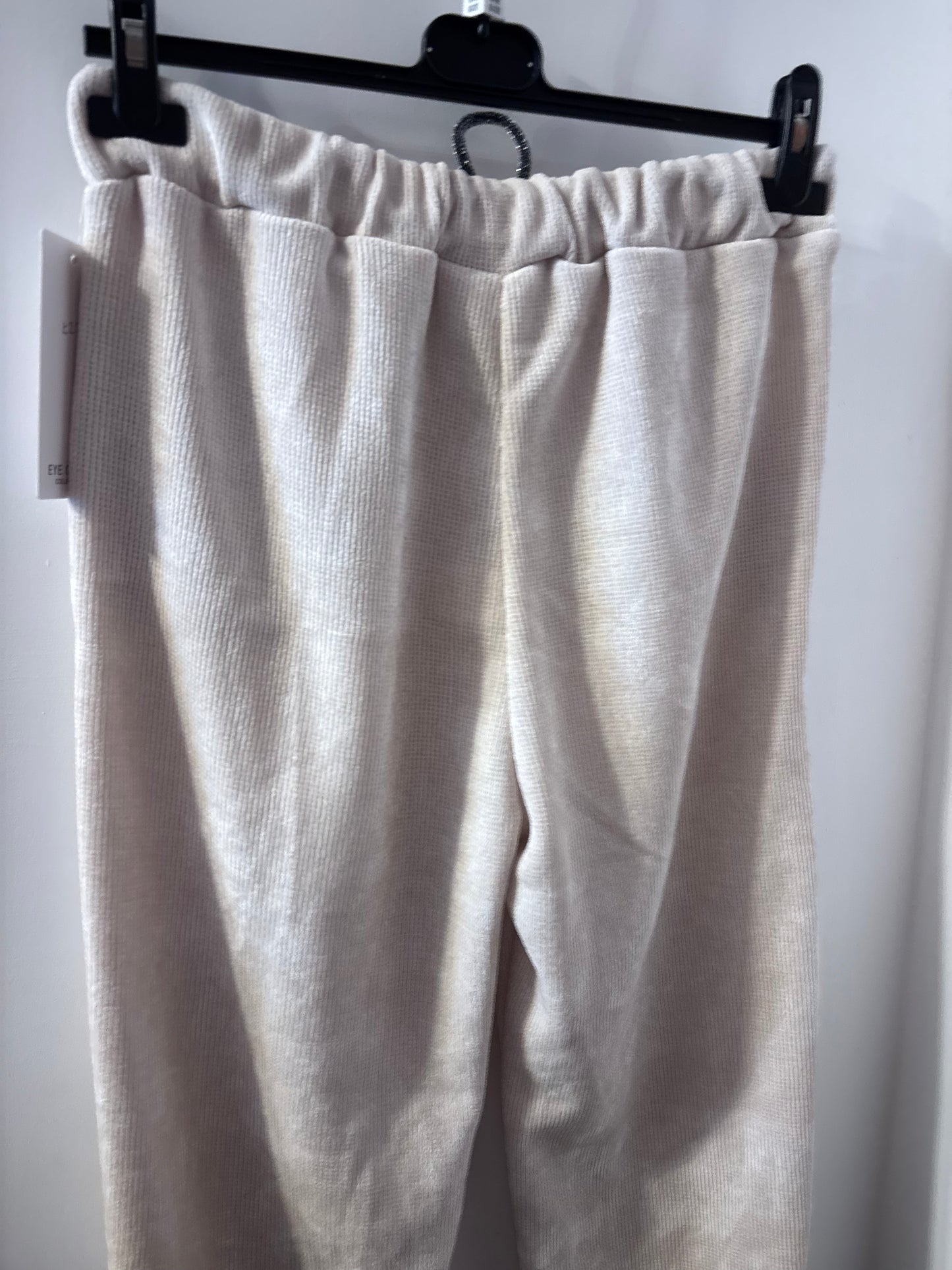 Soft Cord Style Joggers in Beige