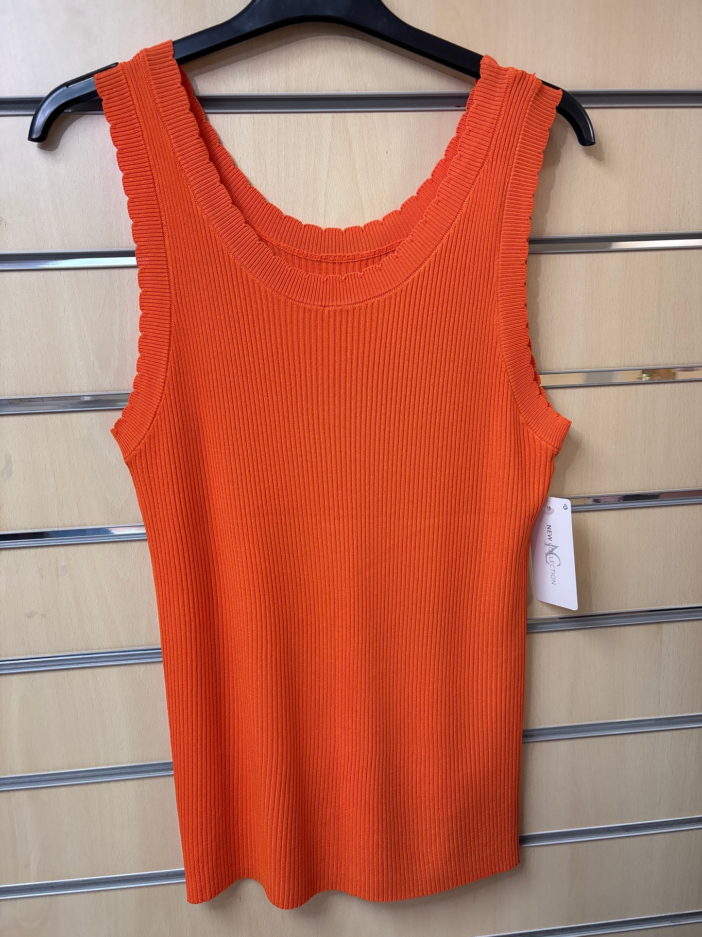 Scalloped Edge Vest in Multiple Colours