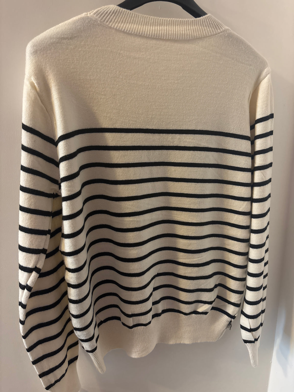 Stripe Jumper in Black