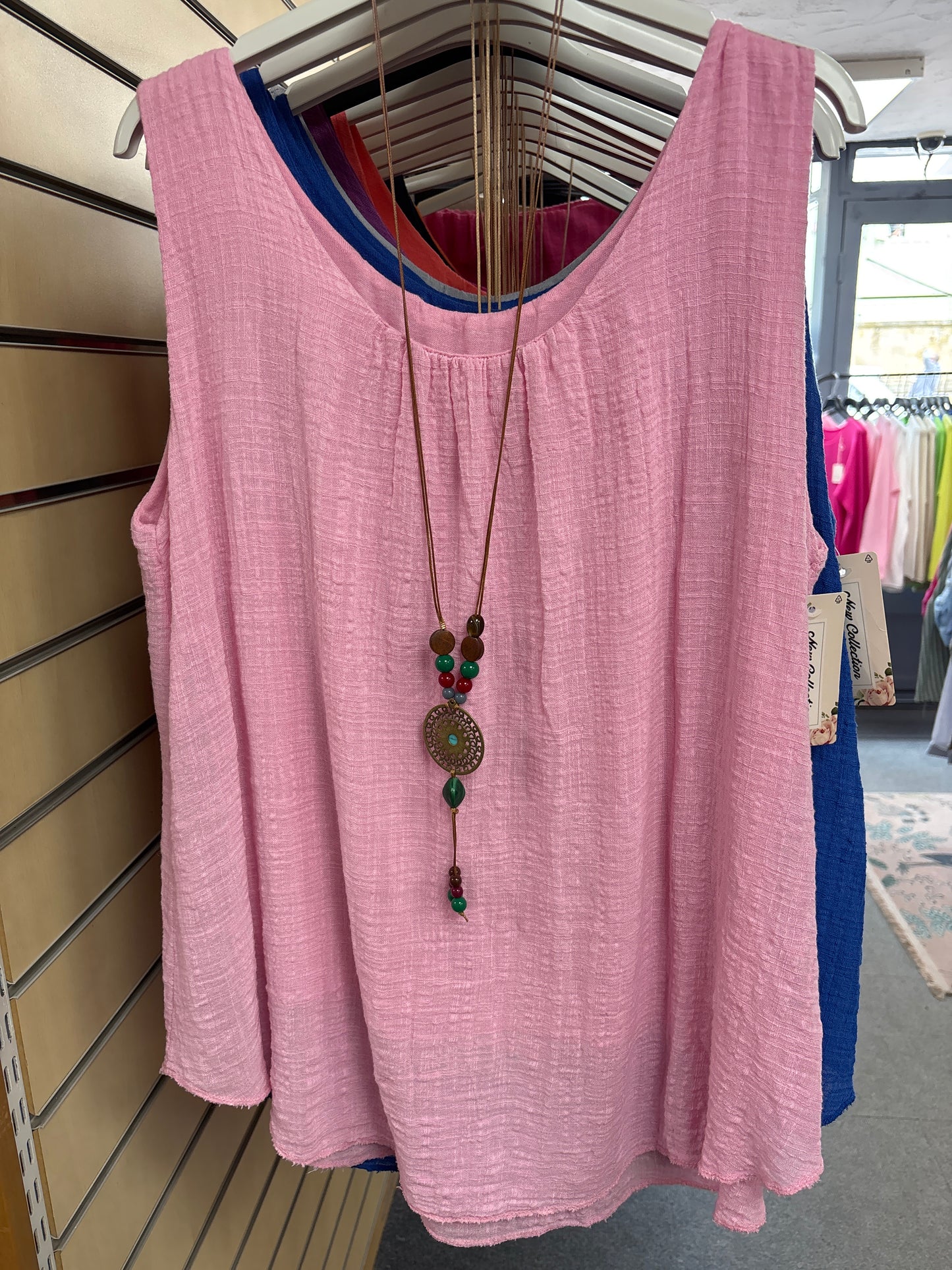 Cotton Lined Vest Top in Multiple Colours