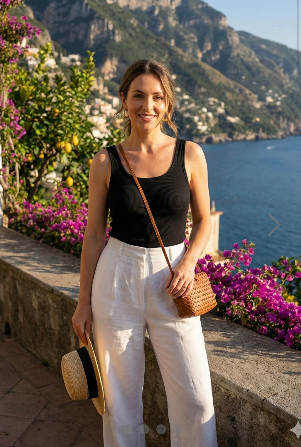 Vest Top in Black