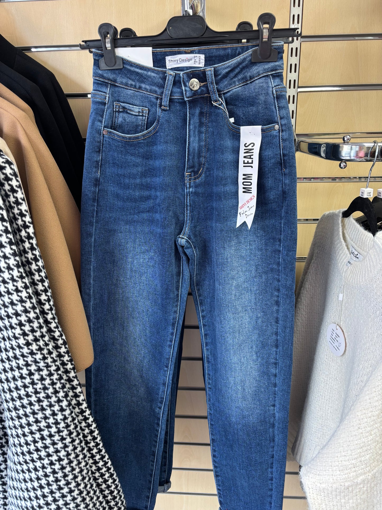 Blue Denim Mom Jeans