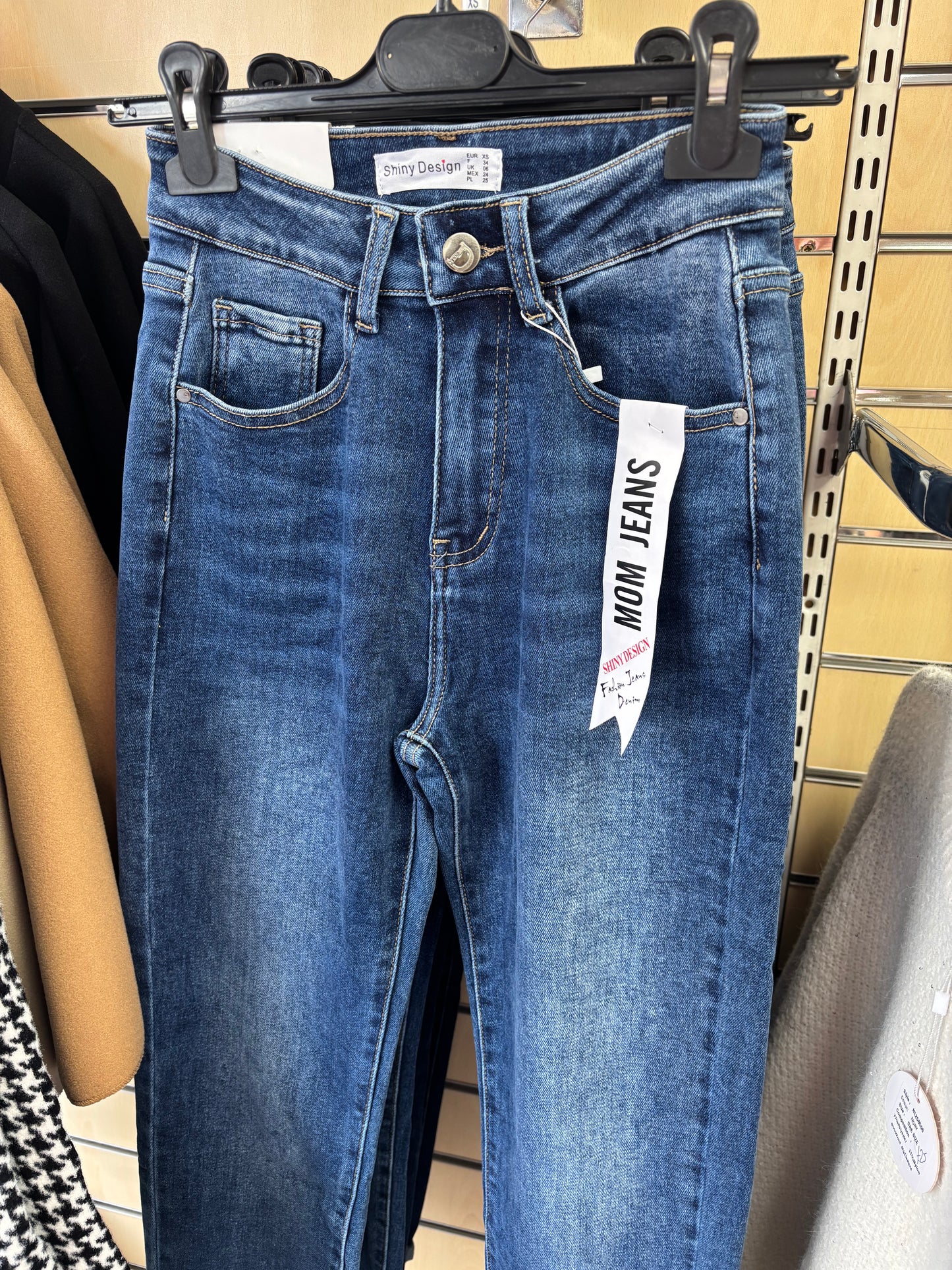 Blue Denim Mom Jeans