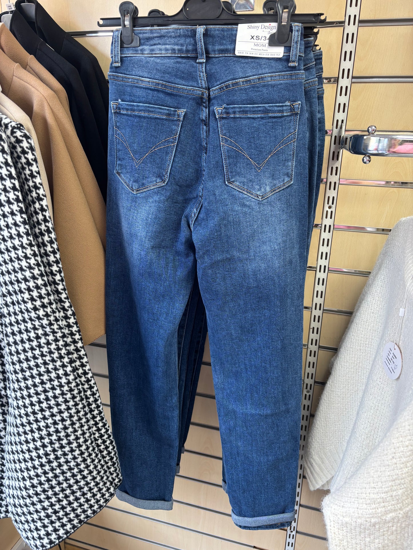 Blue Denim Mom Jeans