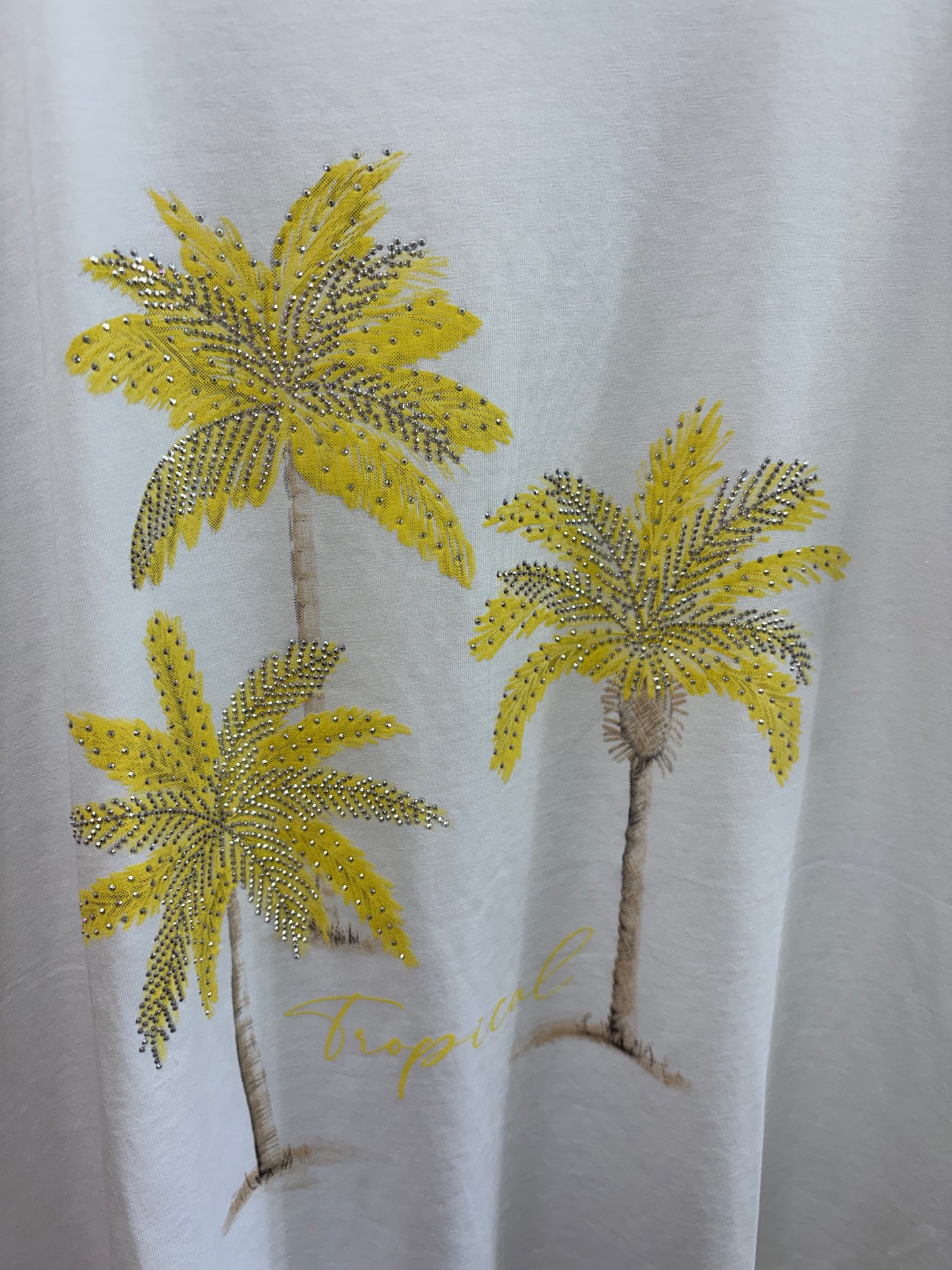 Palm Tree T-Shirt in Yellow