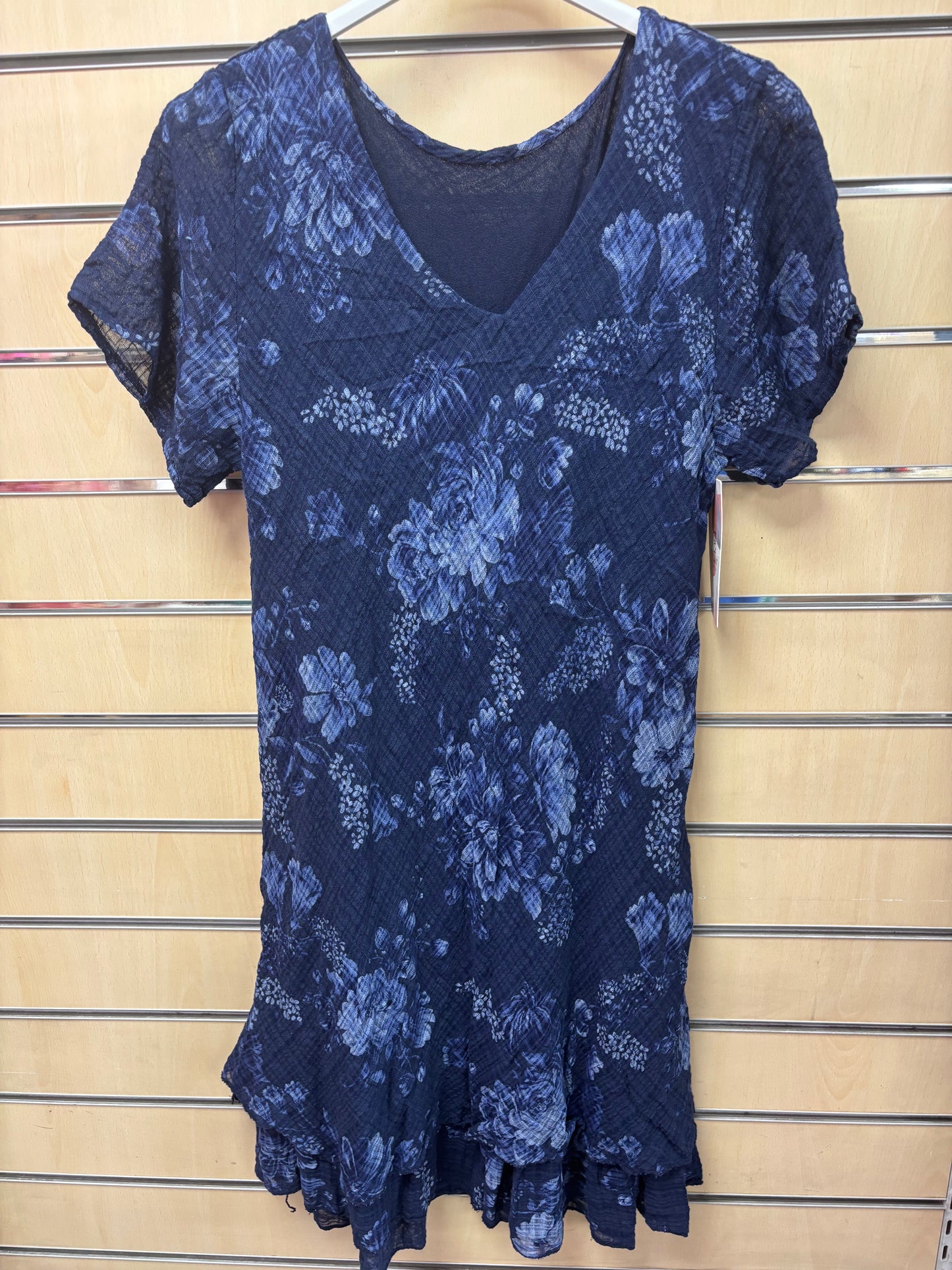 V Neck Floral Cotton Dress in Multiple Colours