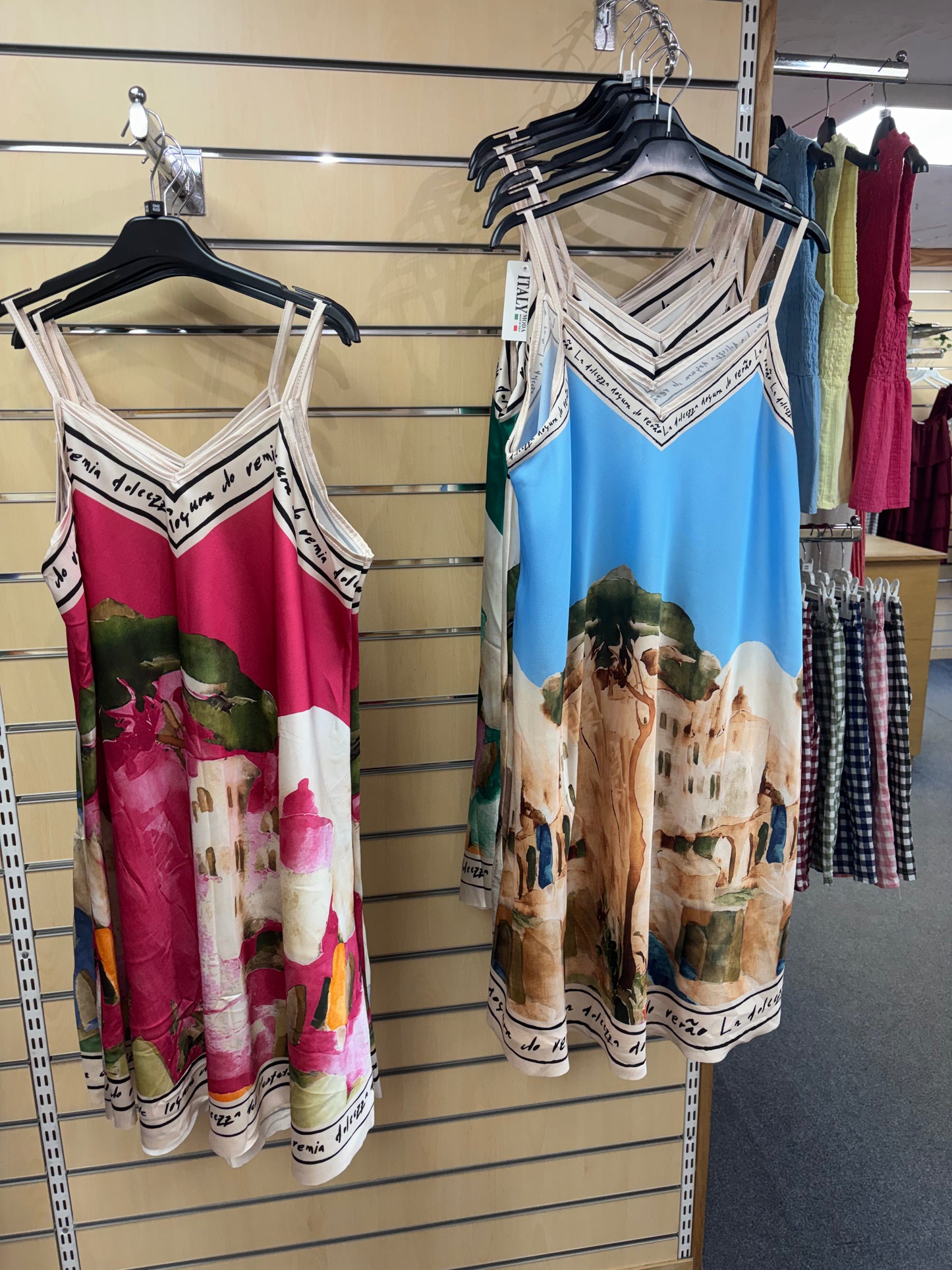Mini Cami Print Dress
