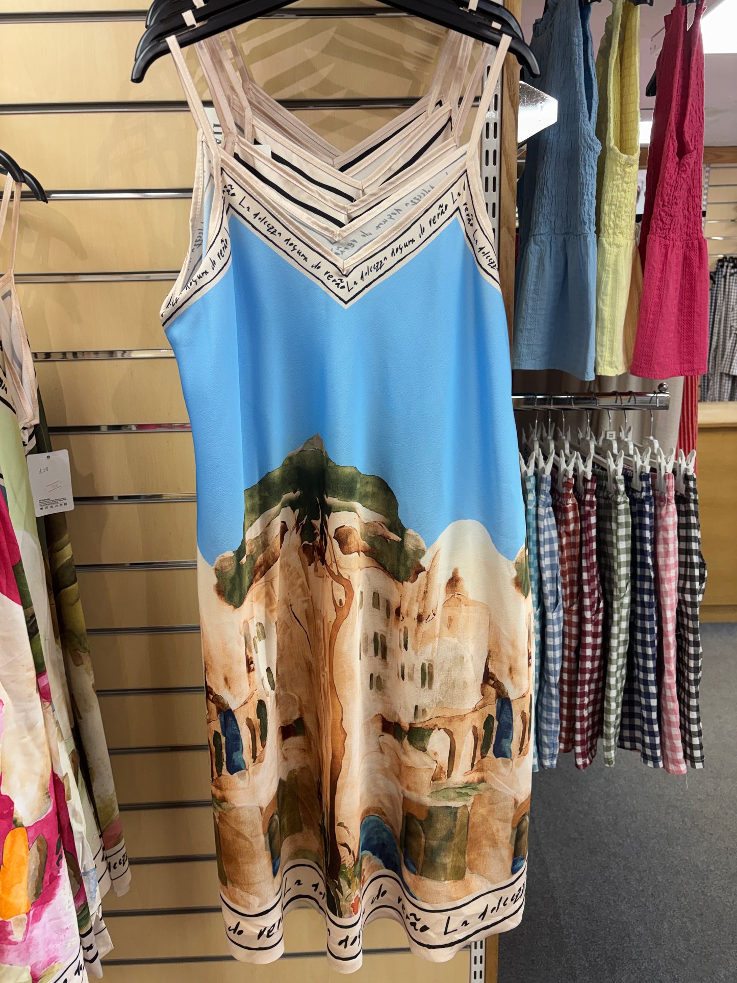 Mini Cami Print Dress