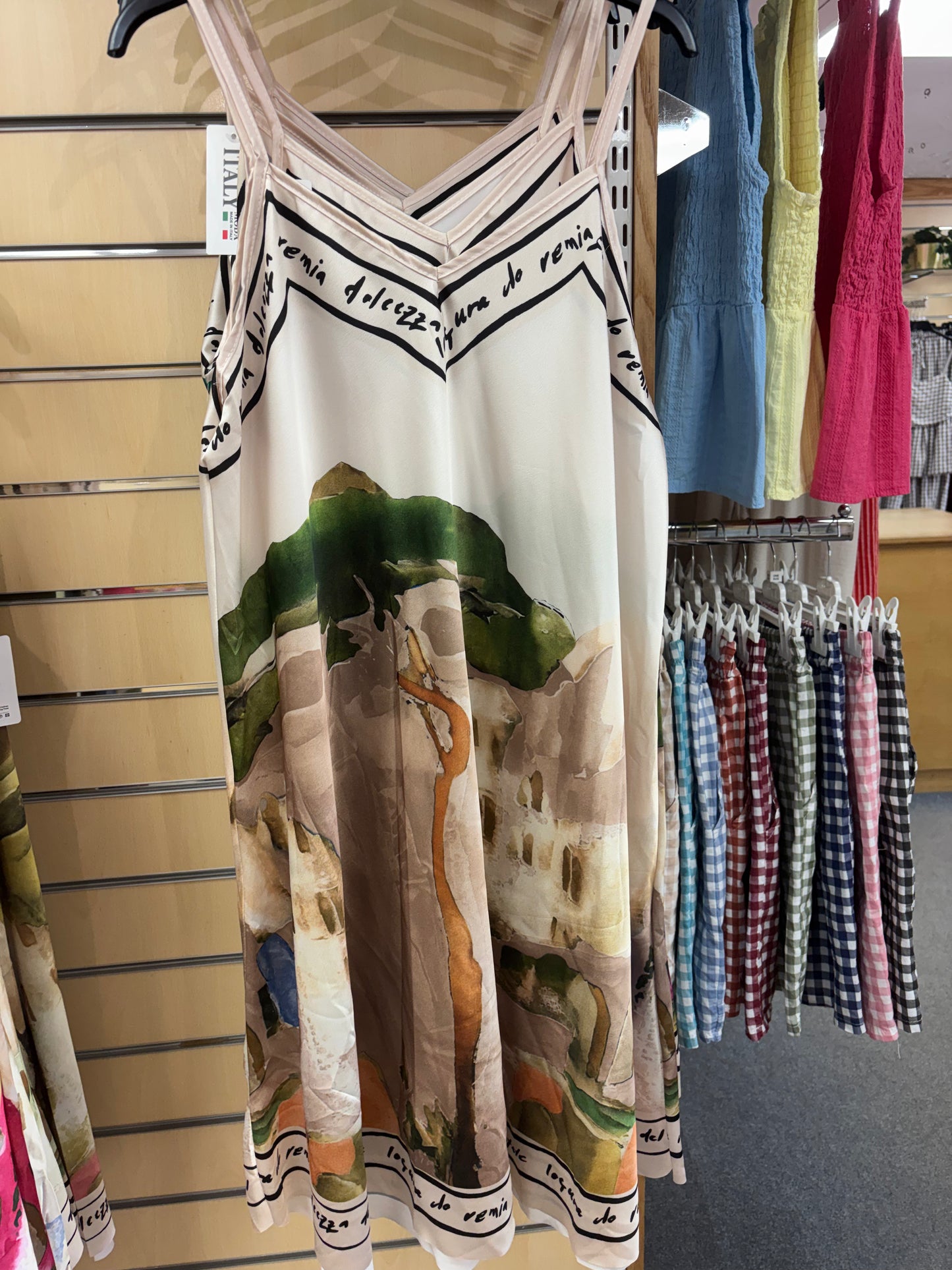 Mini Cami Print Dress