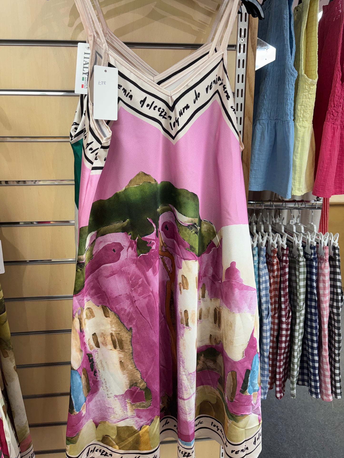 Mini Cami Print Dress