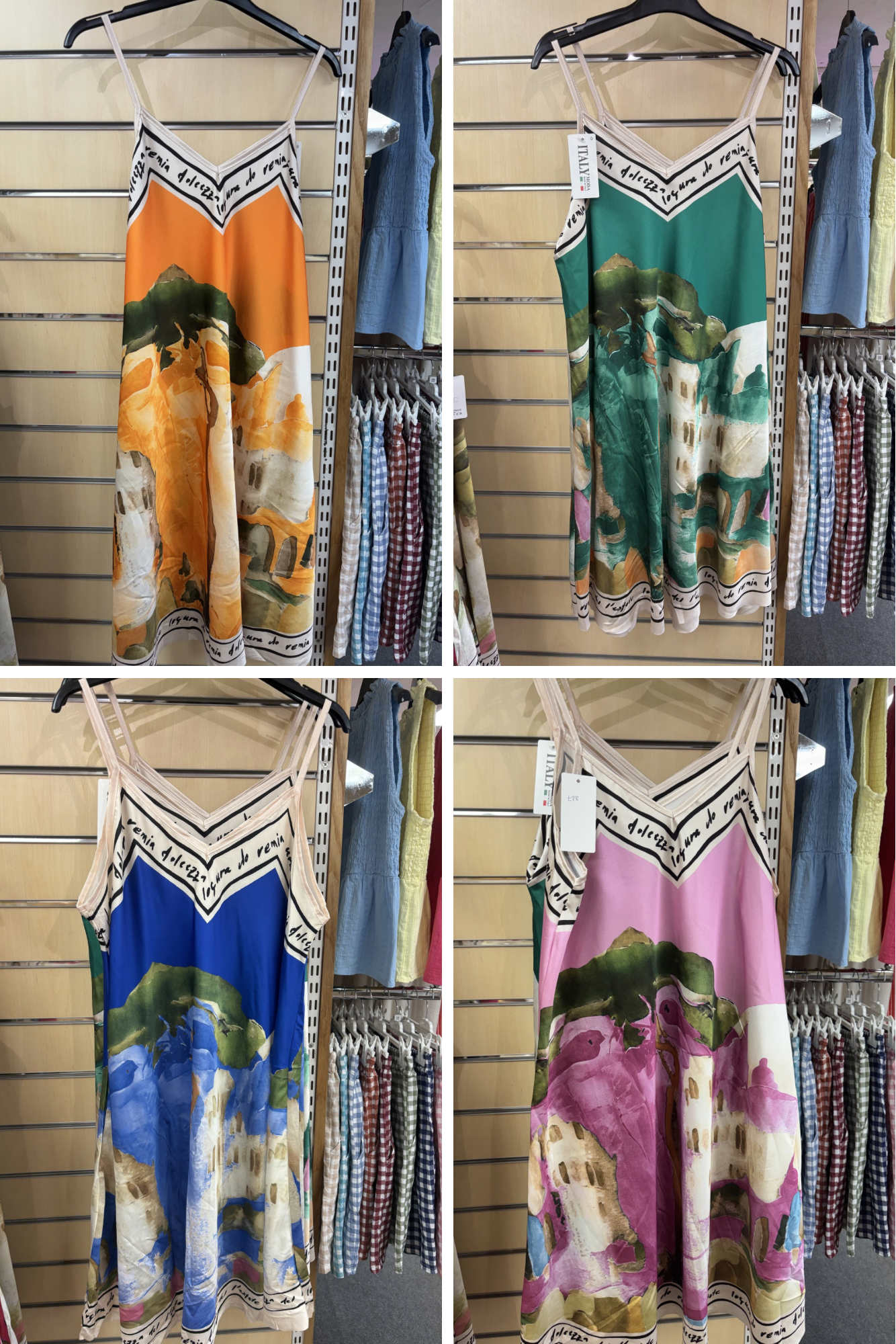 Mini Cami Print Dress