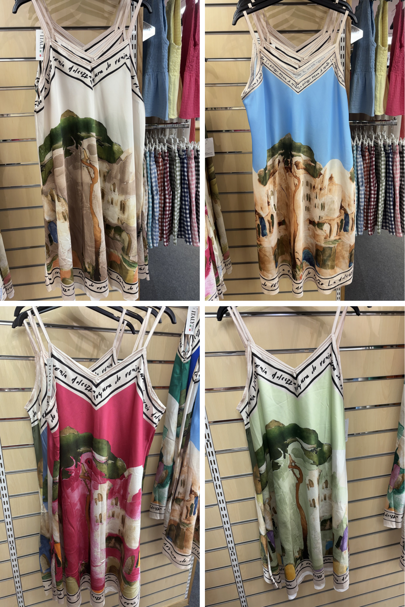 Mini Cami Print Dress