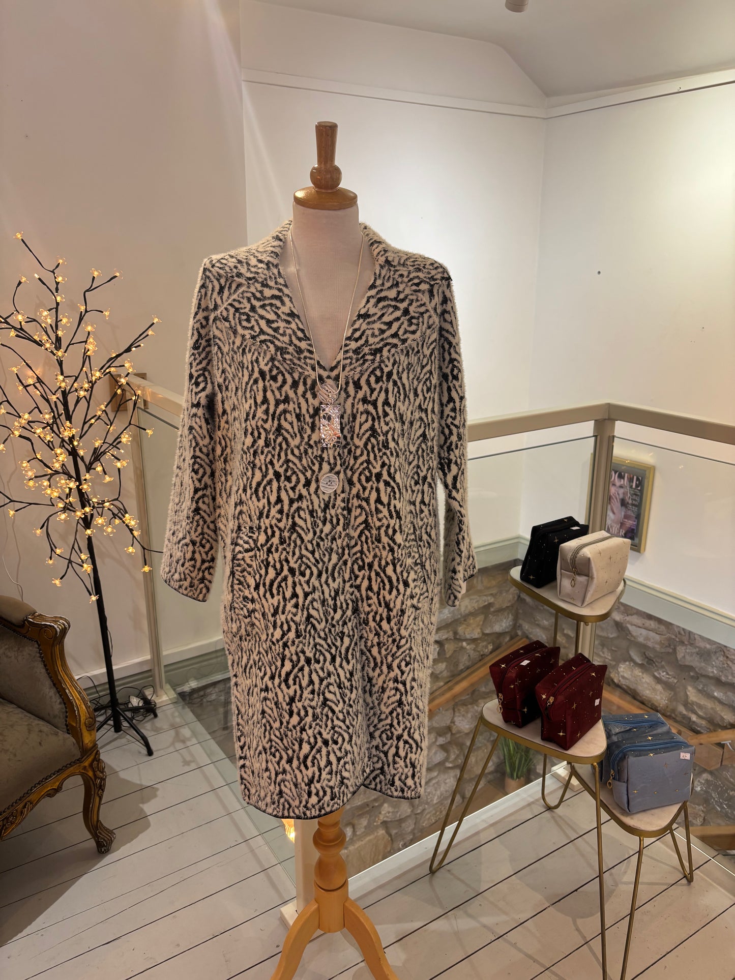 Patterned Coatigan