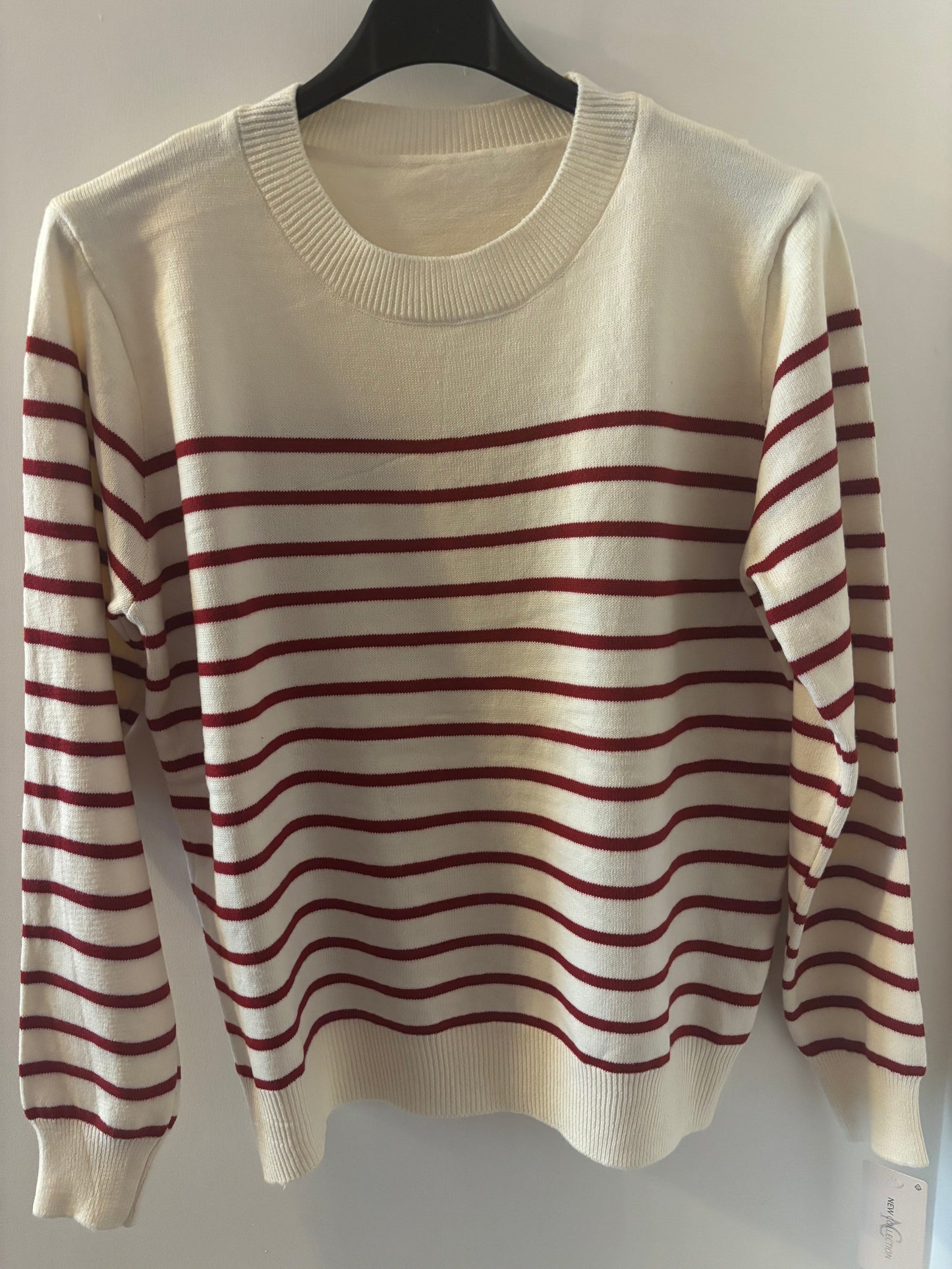 Stripe Jumper in Red