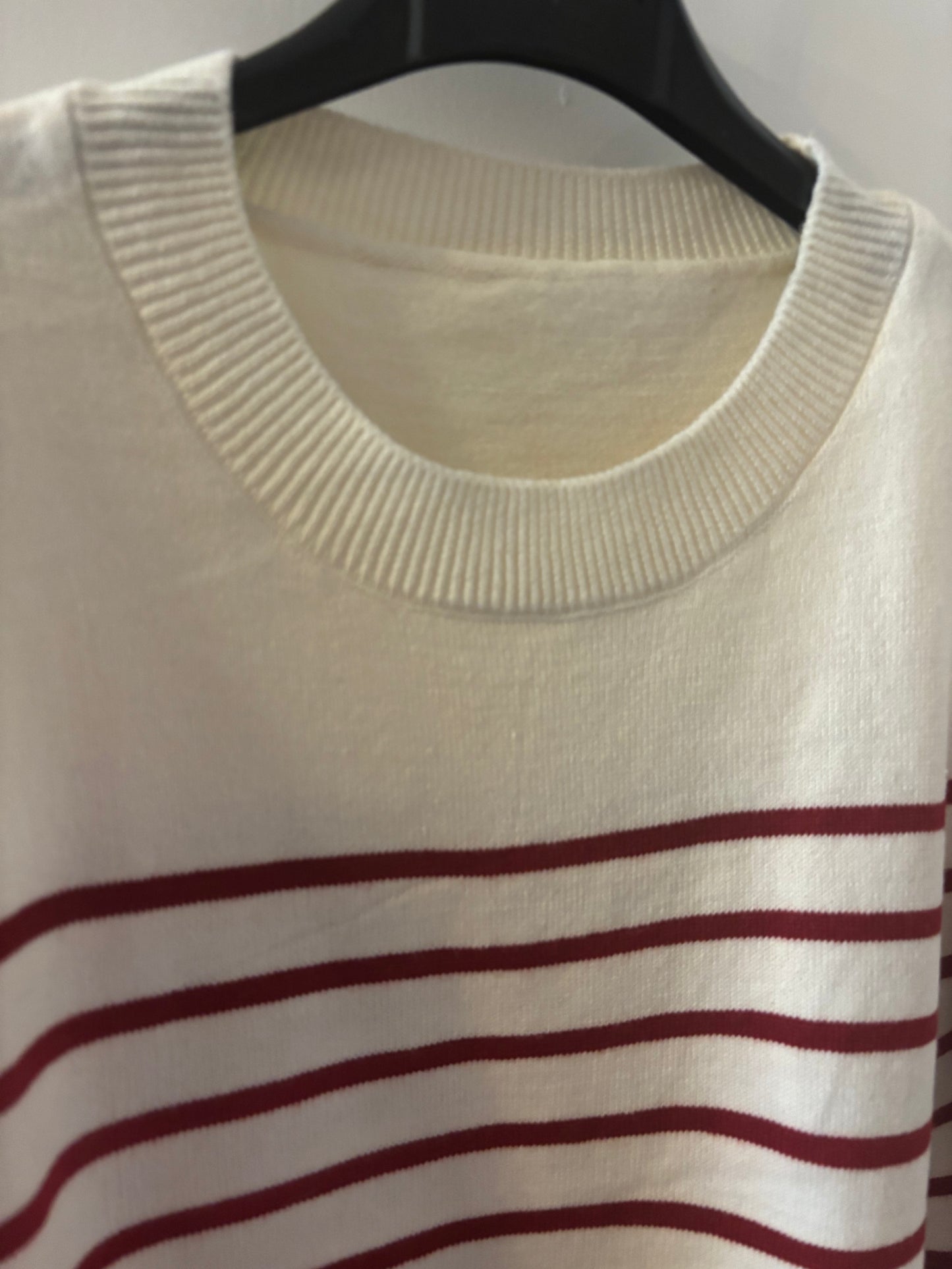 Stripe Jumper in Red
