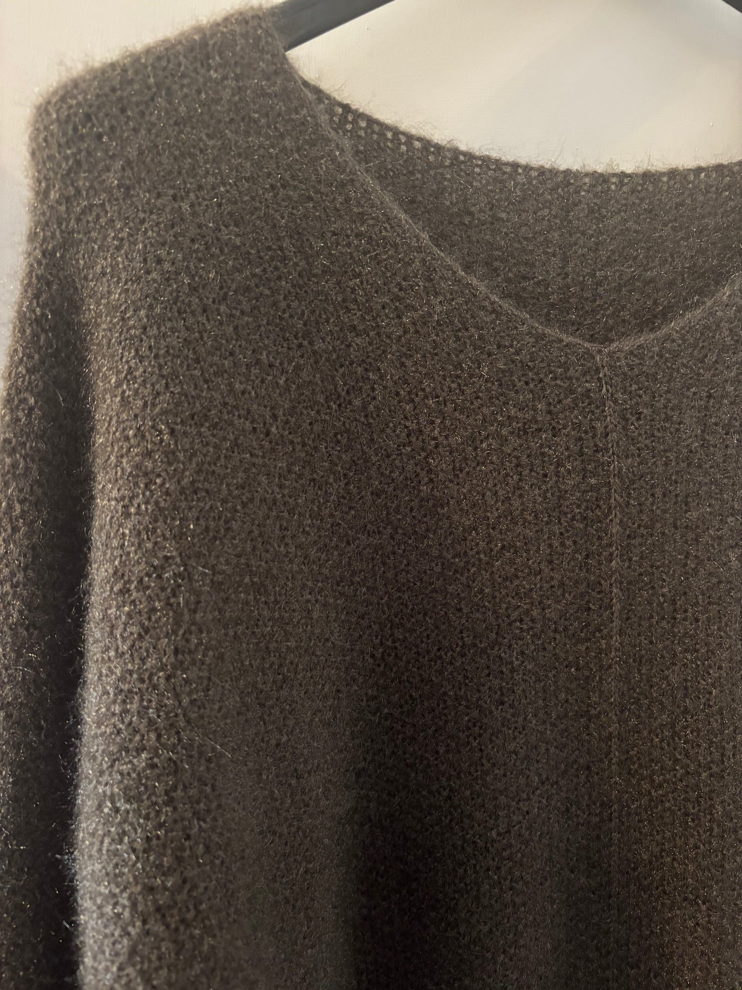 Cosy Fluffy Jumper in Brown