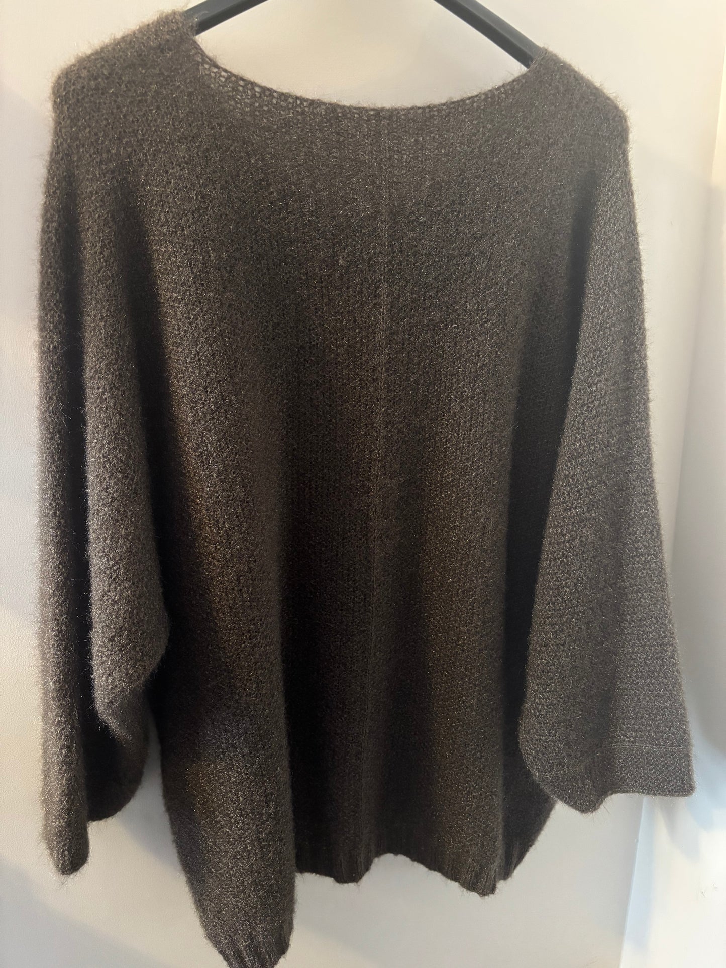 Cosy Fluffy Jumper in Brown
