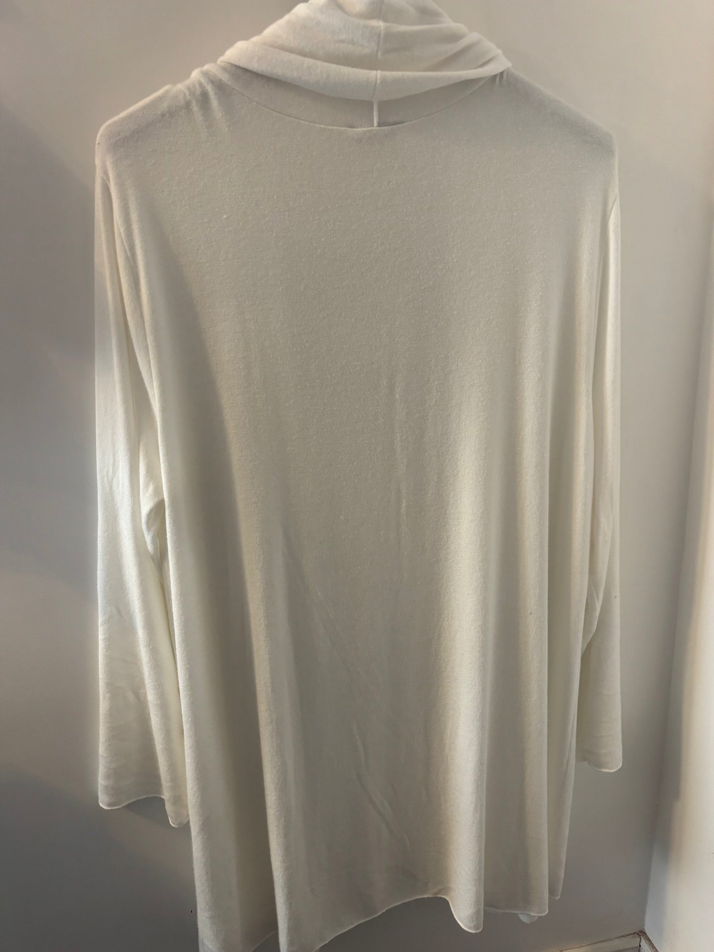 Open Front Cardigan in Ivory