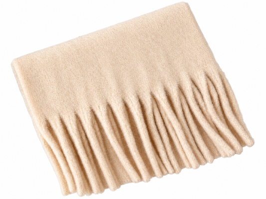 Chunky Soft Scarf in Apricot