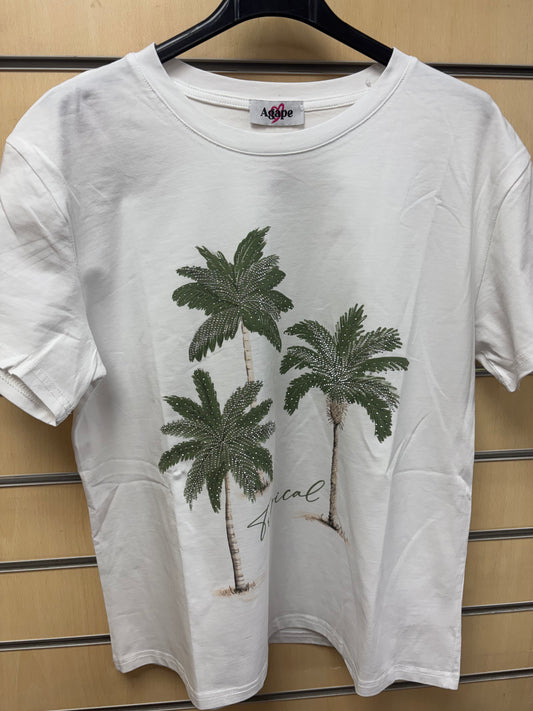 Palm Tree T-Shirt in green