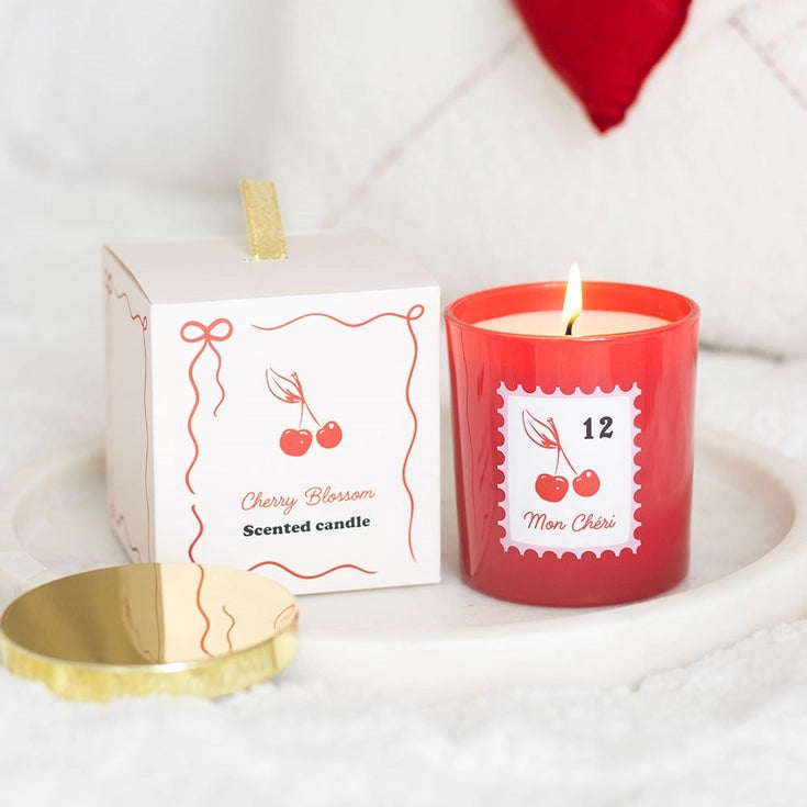 Mon Cheri Cherry Blossom Valentine's Day Candle