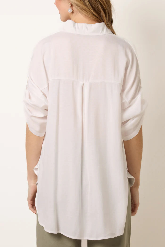 Gold Shell Button Shirt